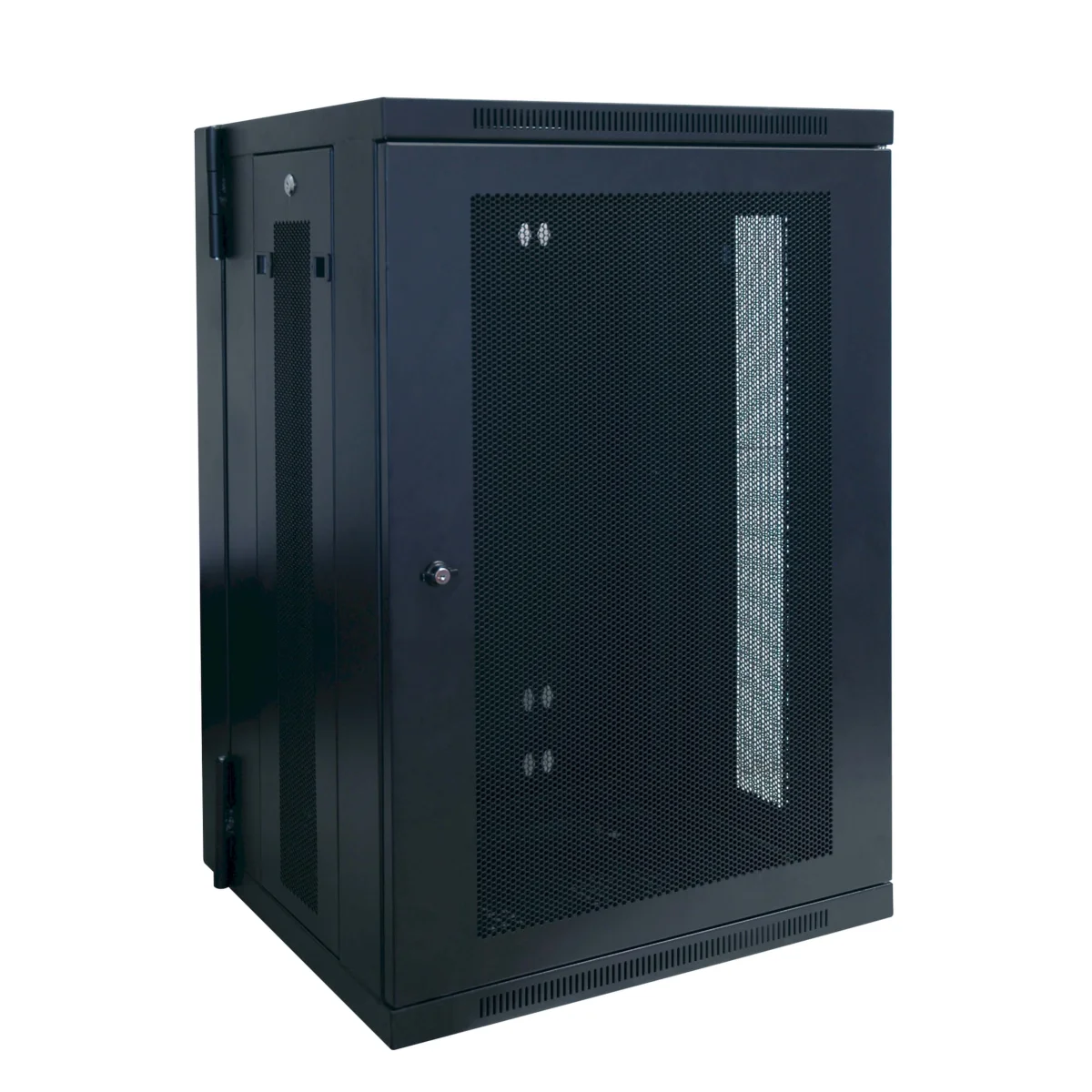 Skříň SmartRack 18U, Š=600mm, Hl=550mm, hloubka pro přepínače, montáž na stěnu