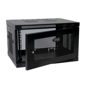 Skříň SmartRack 6U, Š=600mm, Hl=450mm, hloubka pro přepínače, montáž na stěnu - obrázek 3