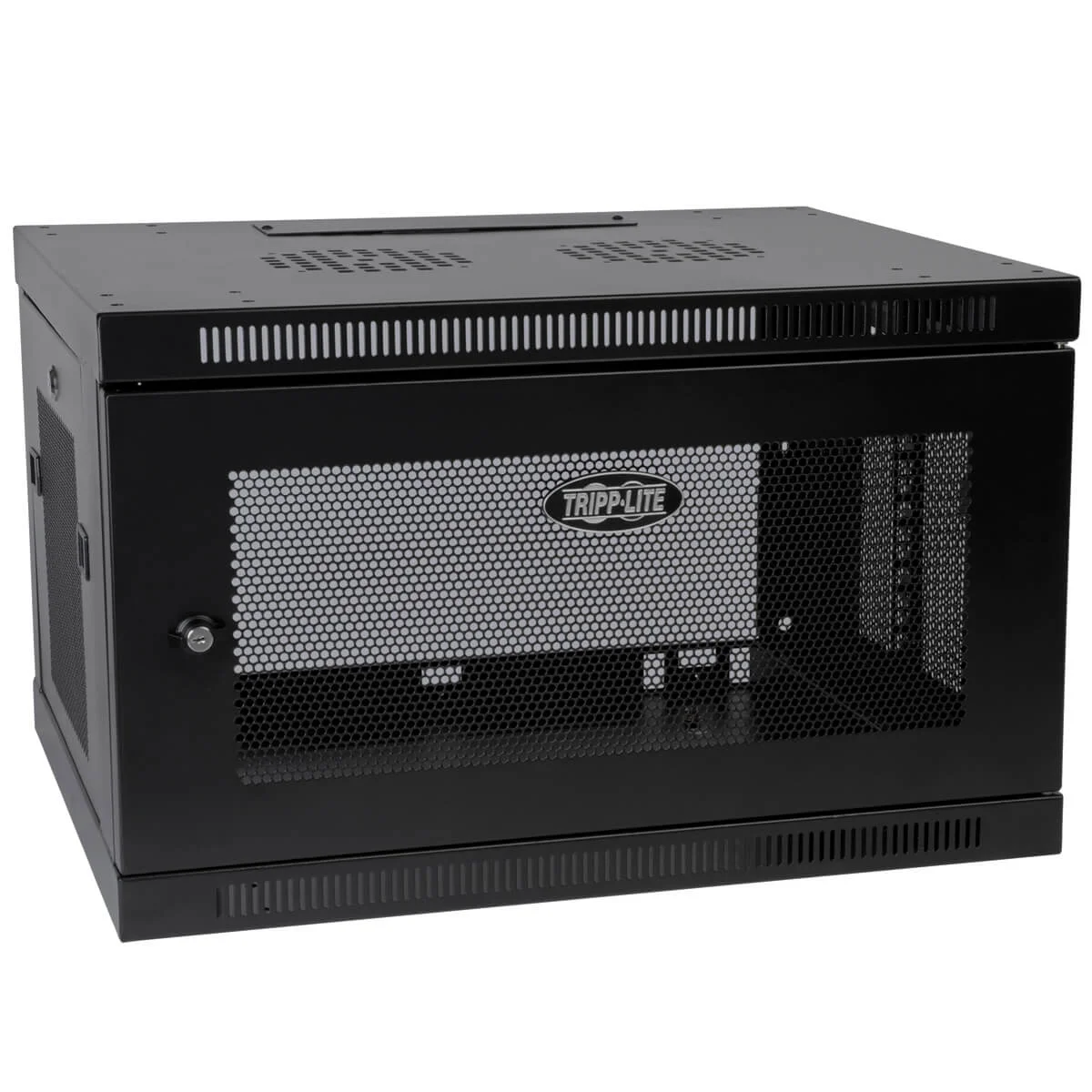 Skříň SmartRack 6U, Mini Rack, Š=600mm, Hl=550mm, hloubka pro přepínače, montáž na stěnu