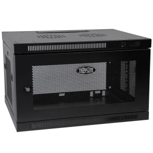Skříň SmartRack 6U, Mini Rack, Š=600mm, Hl=550mm, hloubka pro přepínače, montáž na stěnu