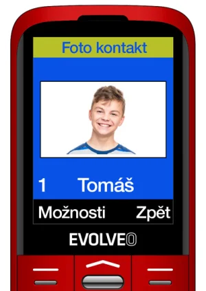 EVOLVEO EasyPhone XO, mobilní telefon pro seniory s nabíjecím stojánkem (červená barva) - obrázek 11