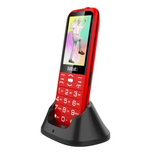 EVOLVEO EasyPhone XO, mobilní telefon pro seniory s nabíjecím stojánkem (červená barva) - obrázek 6