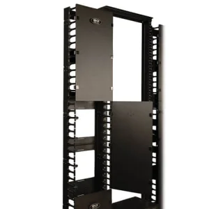 Kabelový manažer vertikální SmartRack 12 (30.48cm), kabelový kanál s výřezy pro kabely a krytem - obrázek 4