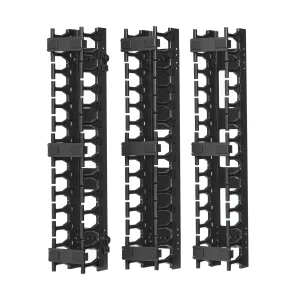 Kabelový manažer vertikální SmartRack 3 (7.62cm), kabelový kanál s výřezy pro kabely - obrázek 3