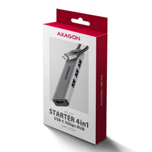 AXAGON HMC-H3A USB hub, 3x USB-A, HDMI 4K/30Hz - obrázek 5