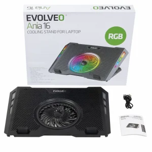 EVOLVEO Ania 16 chladicí podložka, 5 ventilátorů, RGB - obrázek 6