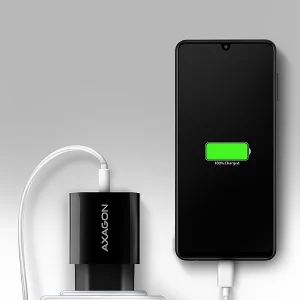 AXAGON ACU-QC18, nabíječka do sítě 18W, 1x port USB-A, QC3.0/AFC/Apple, černá - obrázek 5