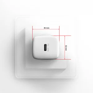 AXAGON ACU-PD30W, Sil nabíječka do sítě 30W, 1x port USB-C, PD3.0/PPS/QC4+/SFC/AFC/Apple, bílá - obrázek 7