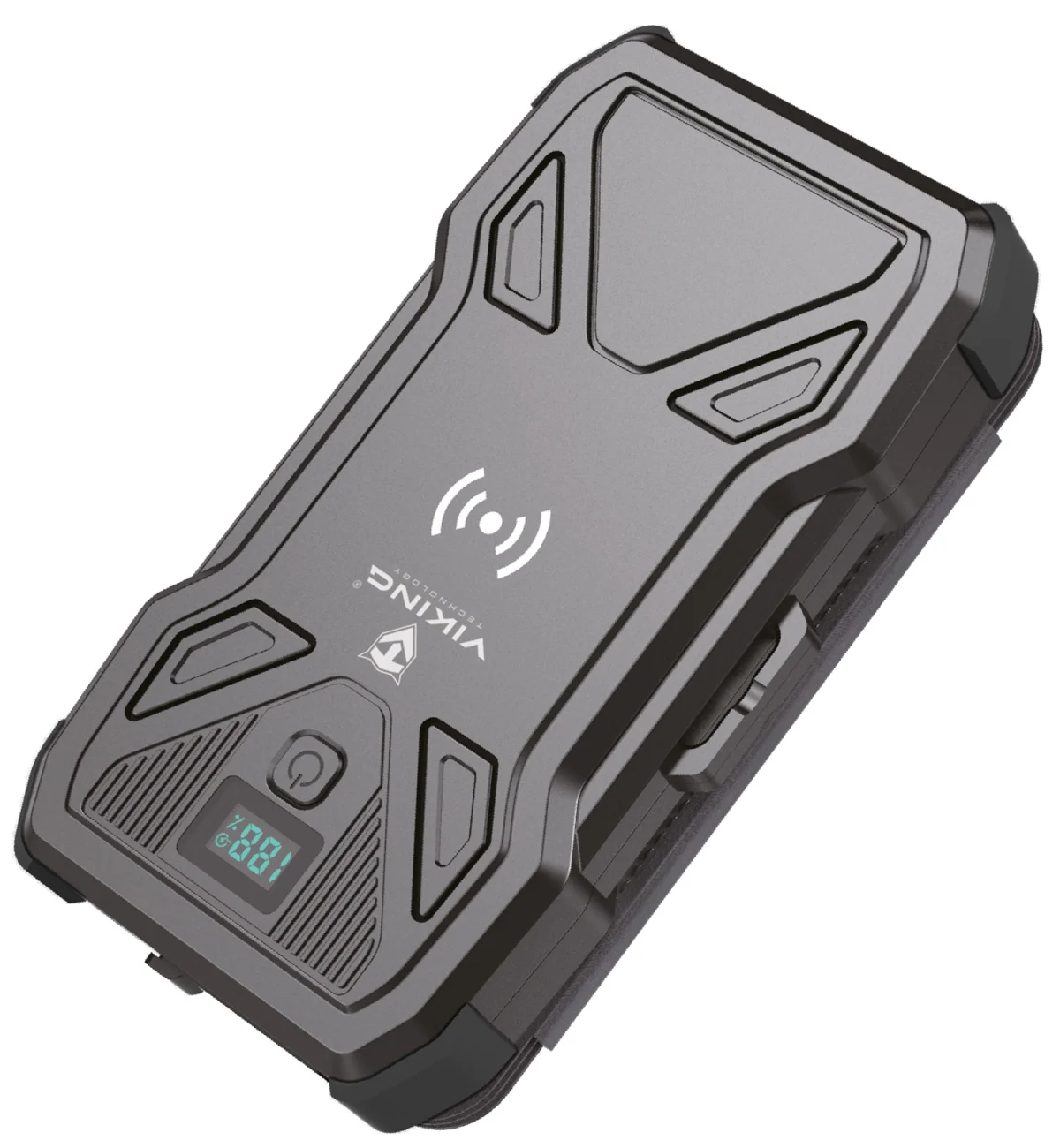 Solární powerbanka VIKING TYR II/Output:1xUSB-C,2xUSB-A/Wireless charge 15W max/20000mAh/LED světlo