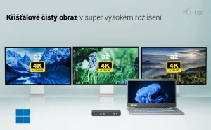 i-tec USB-C Intelligentní trojitá dokovací stanice 100W - obrázek 5