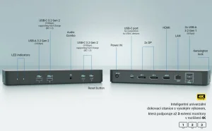 i-tec USB-C Intelligentní trojitá dokovací stanice 100W - obrázek 8