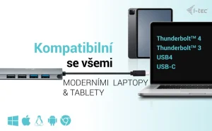 i-tec USB-C Metal Nano dokovací stanice 2x HDMI, PD 100W - obrázek 12
