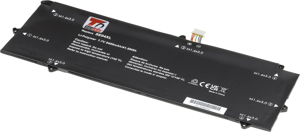 Baterie HP Pro X2 612 G2 41Wh 5400mAh (T6 Power)