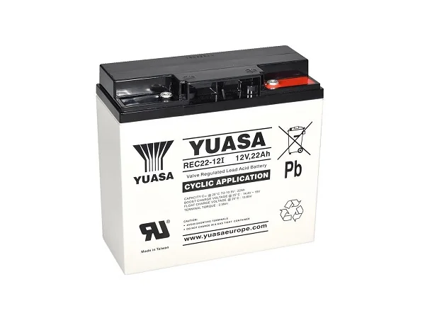 Baterie YUASA REC22-12I (12V; 22Ah; cyklická)