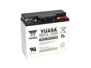 Baterie YUASA REC22-12I (12V; 22Ah; cyklická)