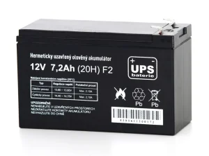 UPS baterie 12V 7,2Ah F2