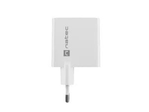 Univerzální USB nabíječka Natec RIBERA GaN 45W, 1X USB-A, 1X USB-C, bílá - obrázek 9