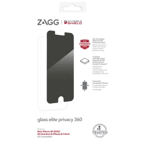 ZAGG Invisible Shield Elite Privacy 360 sklo iPhone SE/6/7/8