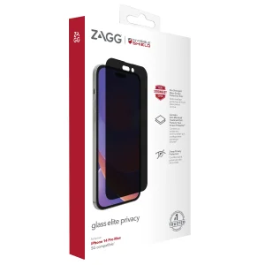 ZAGG Invisible Shield Elite Privacy sklo iPhone 14 Pro Max - obrázek 3