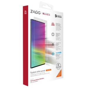ZAGG Invisible Shield Fusion XTR D3O Curve hybridní sklo SG S22 Ultra - obrázek 3