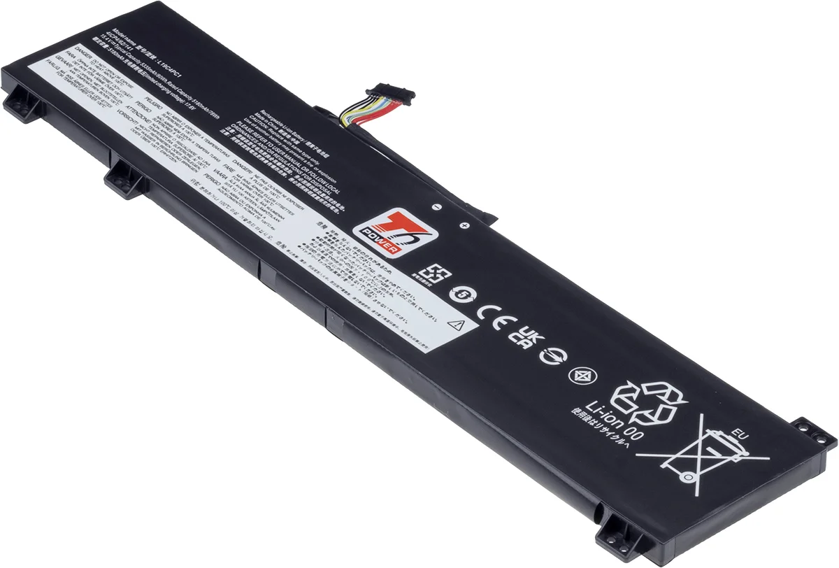 Baterie T6 Power pro Lenovo Legion 5-15ARH05, 5-15IMH05, 5P-15IMH05, 5350mAh, 80Wh, 4cell, Li-pol