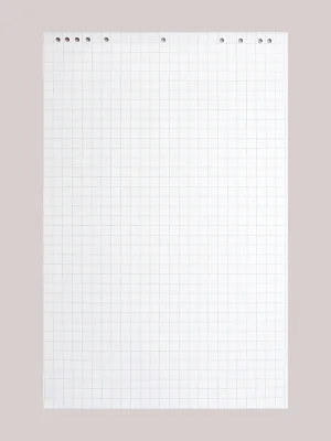 Blok AVELI pro flipchart, 25 listů, čtverečkovaný - obrázek 3