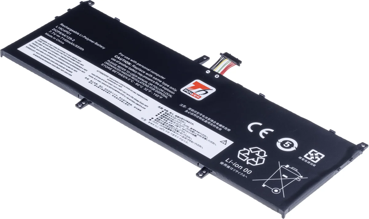 Baterie T6 Power pro Lenovo Yoga C640-13IML, 7820mAh, 60Wh, 4cell, Li-poly