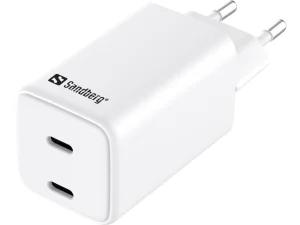 Sandberg AC Charger Dual USB-C PD65W EU