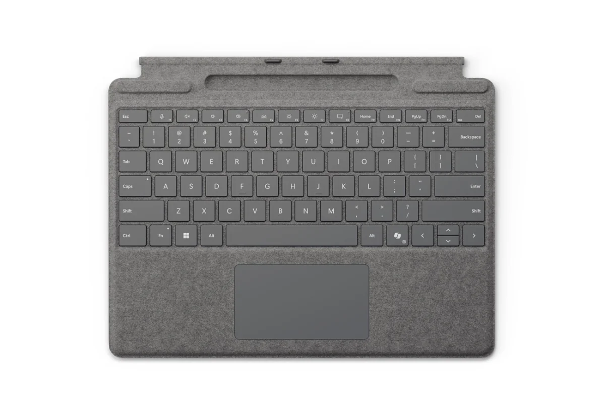 Microsoft Surface Pro Keyboard with Pen Storage (Platinum), Commercial, ENG