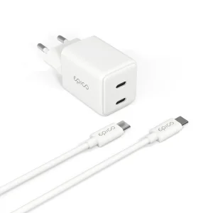 Epico GaN 35W adaptér EA35 s 1,2 m USB-C kabelem  - obrázek 2
