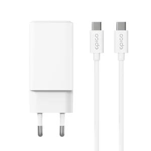 Epico GaN 65W adaptér EA65 s 1,2 m USB-C kabelem - obrázek 2