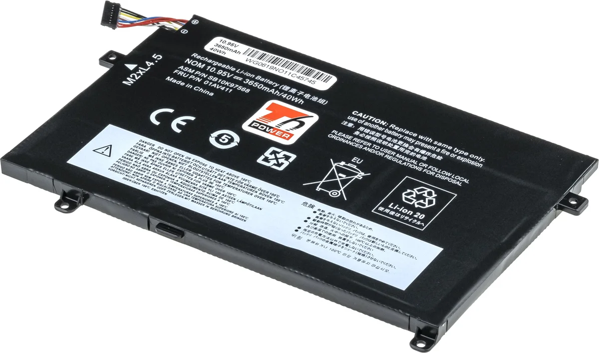 Baterie Lenovo ThinkPad E470/E475 40Wh 3650mAh Li-Pol (T6 Power)
