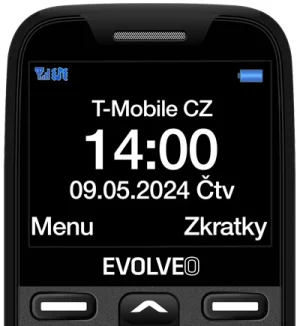 EVOLVEO EasyPhone XR, mobilní telefon pro seniory s nabíjecím stojánkem, černá - obrázek 8