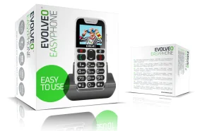 EVOLVEO EasyPhone, mobilní telefon pro seniory s nabíjecím stojánkem, bílá - obrázek 8