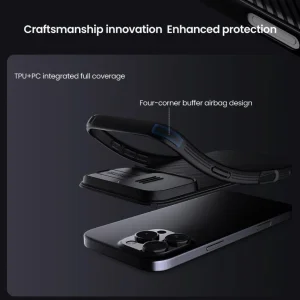 Nillkin CamShield PRO Zadní Kryt pro Apple iPhone 16 Pro Max Titanium Gray - obrázek 2