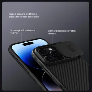 Nillkin CamShield PRO Zadní Kryt pro Apple iPhone 16 Pro Max Titanium Gray - obrázek 3