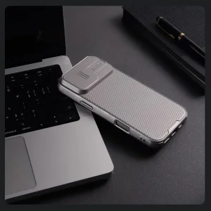 Nillkin CamShield PRO Zadní Kryt pro Apple iPhone 16 Pro Max Titanium Gray - obrázek 7