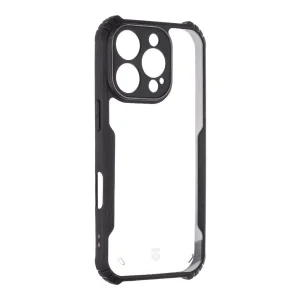 Tactical Quantum Stealth Kryt pro Apple iPhone 16 Pro Clear/Black - obrázek 2