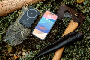 ER POWER Qi2 Dual PowerBank 5000mAh with USB-C - Space Gray - obrázek 2