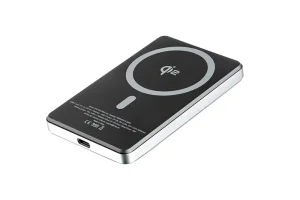 ER POWER Qi2 Dual PowerBank 5000mAh with USB-C - Space Gray - obrázek 4
