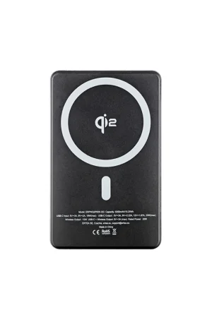 ER POWER Qi2 Dual PowerBank 5000mAh with USB-C - Space Gray