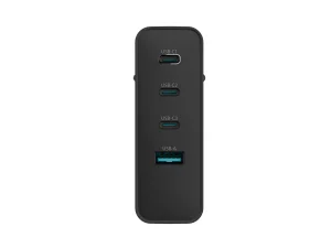 Univerzální USB nabíječka Natec GaN 100W, 3X USB-C, 1X USB-A, Černá - obrázek 6