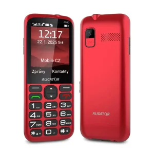 ALIGATOR A930 GPS Senior červený +st.nab. - obrázek 2