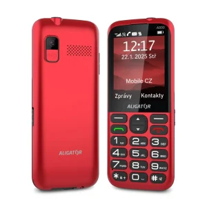 ALIGATOR A930 GPS Senior červený +st.nab. - obrázek 4