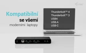 i-tec Universal Dual 4K dokovací stanice, Power Delivery 85W - obrázek 4