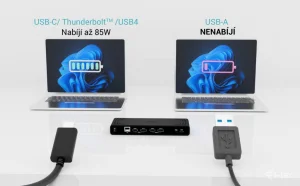 i-tec Universal Dual 4K dokovací stanice, Power Delivery 85W - obrázek 8