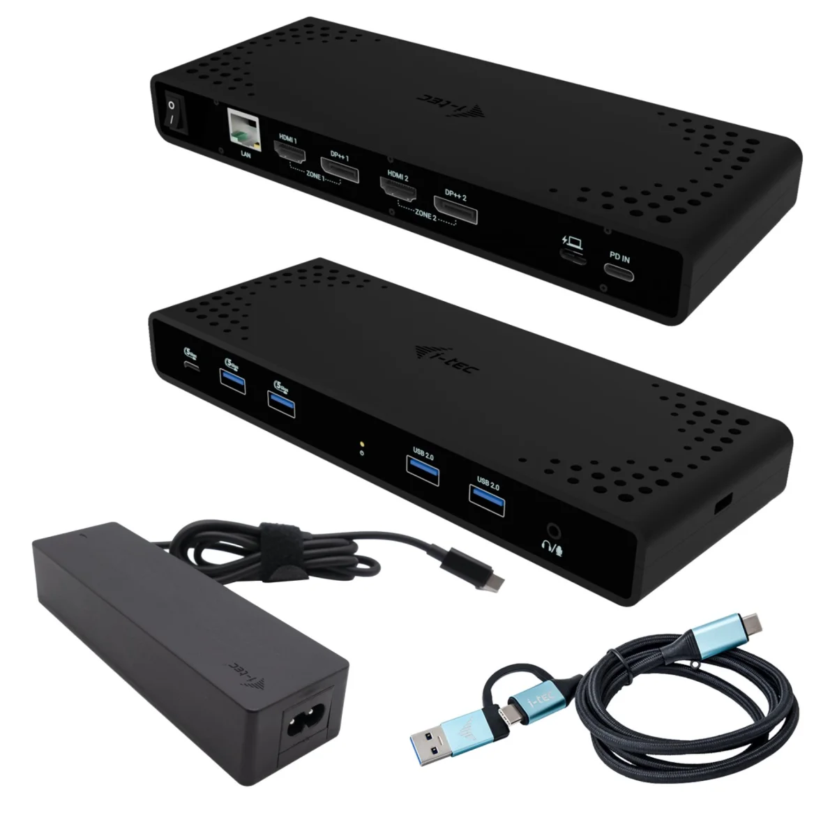 i-tec Universal Dual 4K dokovací stanice, Power Delivery 85W
