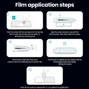 Nillkin Tvrzené Sklo 0.25mm Guardian 2.5D pro Apple iPhone 16 Pro Max Black - obrázek 3