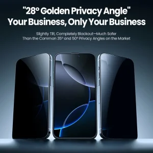 Nillkin Tvrzené Sklo 0.25mm Guardian 2.5D pro Apple iPhone 16 Pro Max Black - obrázek 5