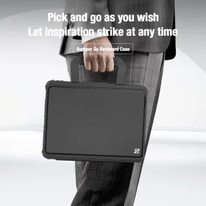 Nillkin Bumper GO Keyboard Case (Backlit Version) pro iPad Pro 11 2024 Black - obrázek 5